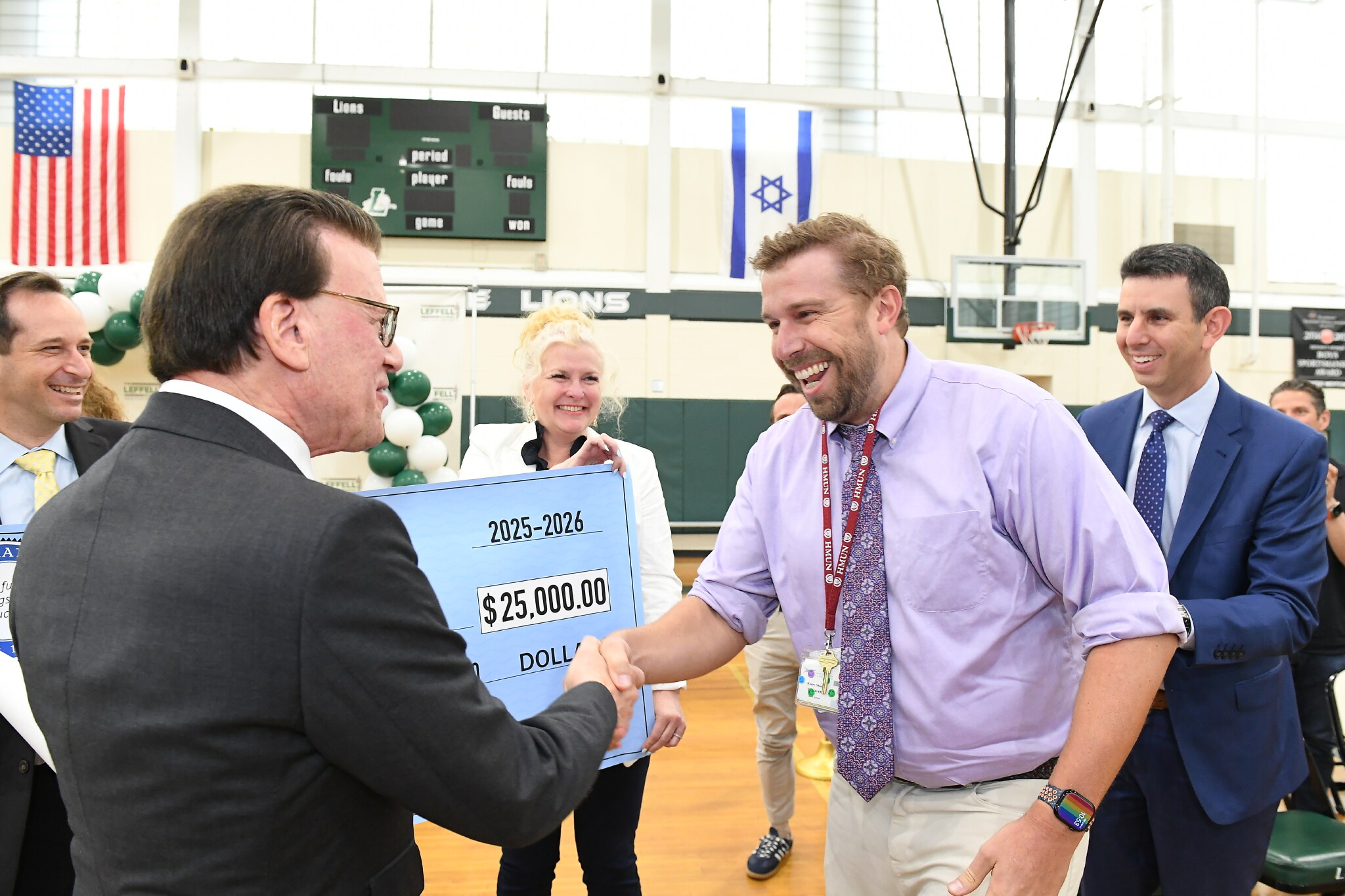 Milken Foundation surprises NY high school teacher with $25,000 prize