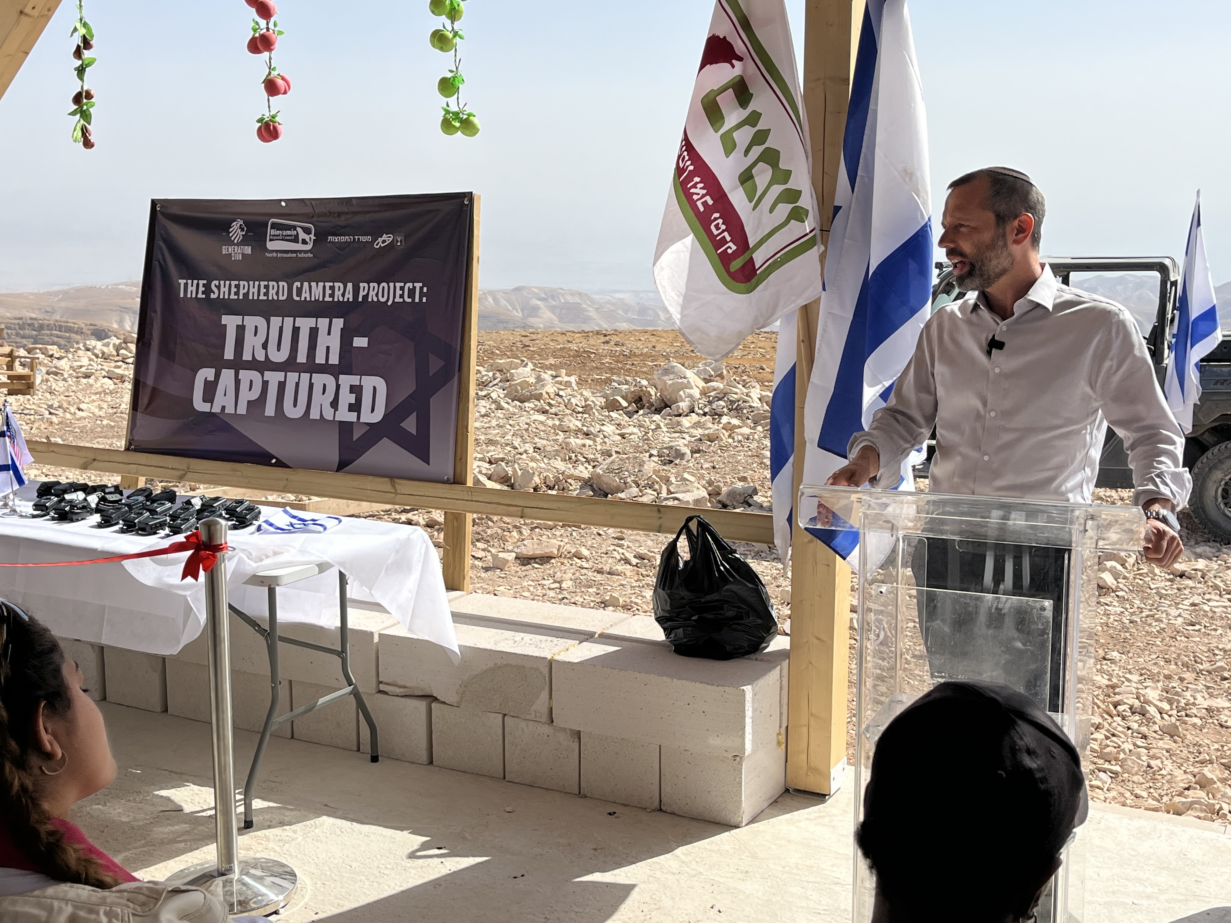 Binyamin Regional Council launches body-camera initiative for Jewish shepherds