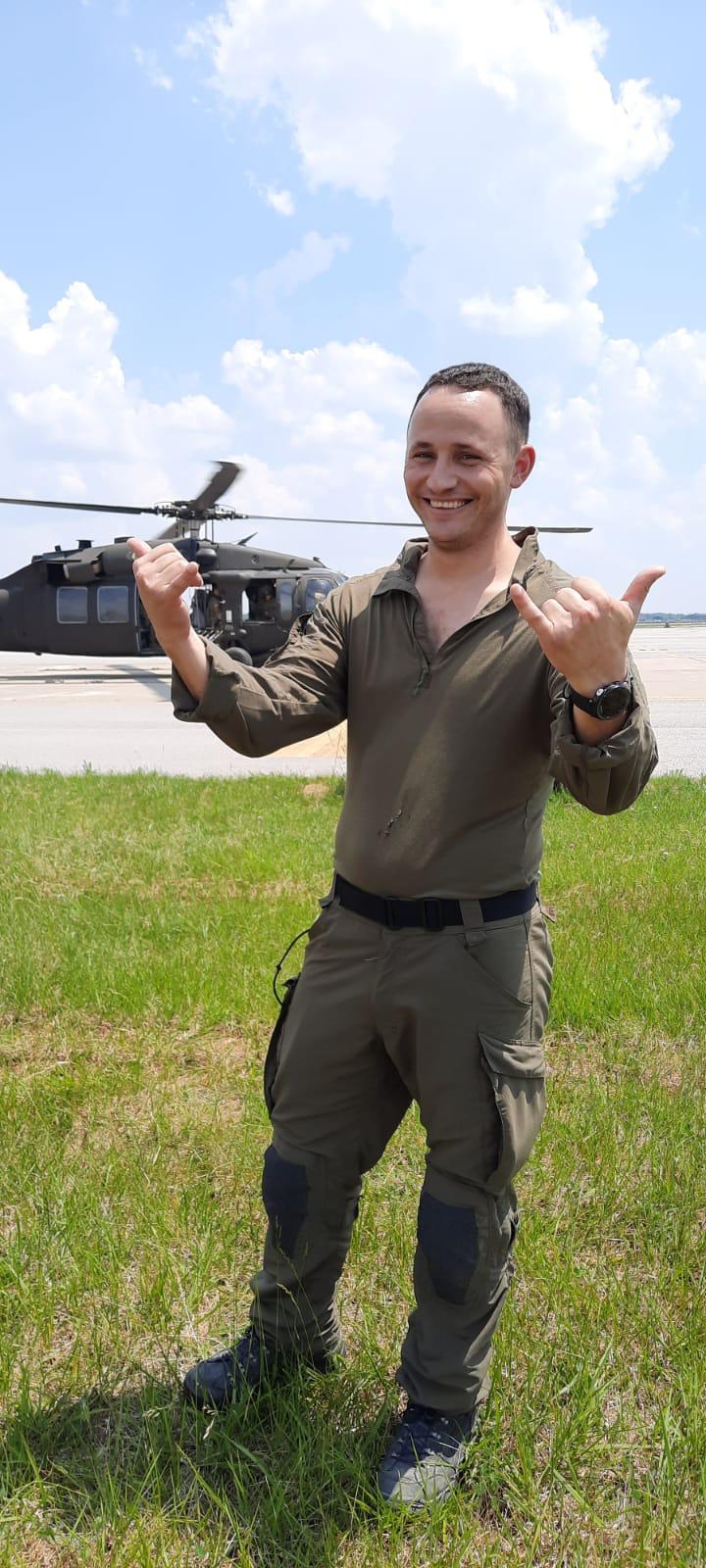 Maj. (res.) David Haim Meir during his service in the IDF’s elite Sayeret Matkal unit. Courtesy of the Meir family.