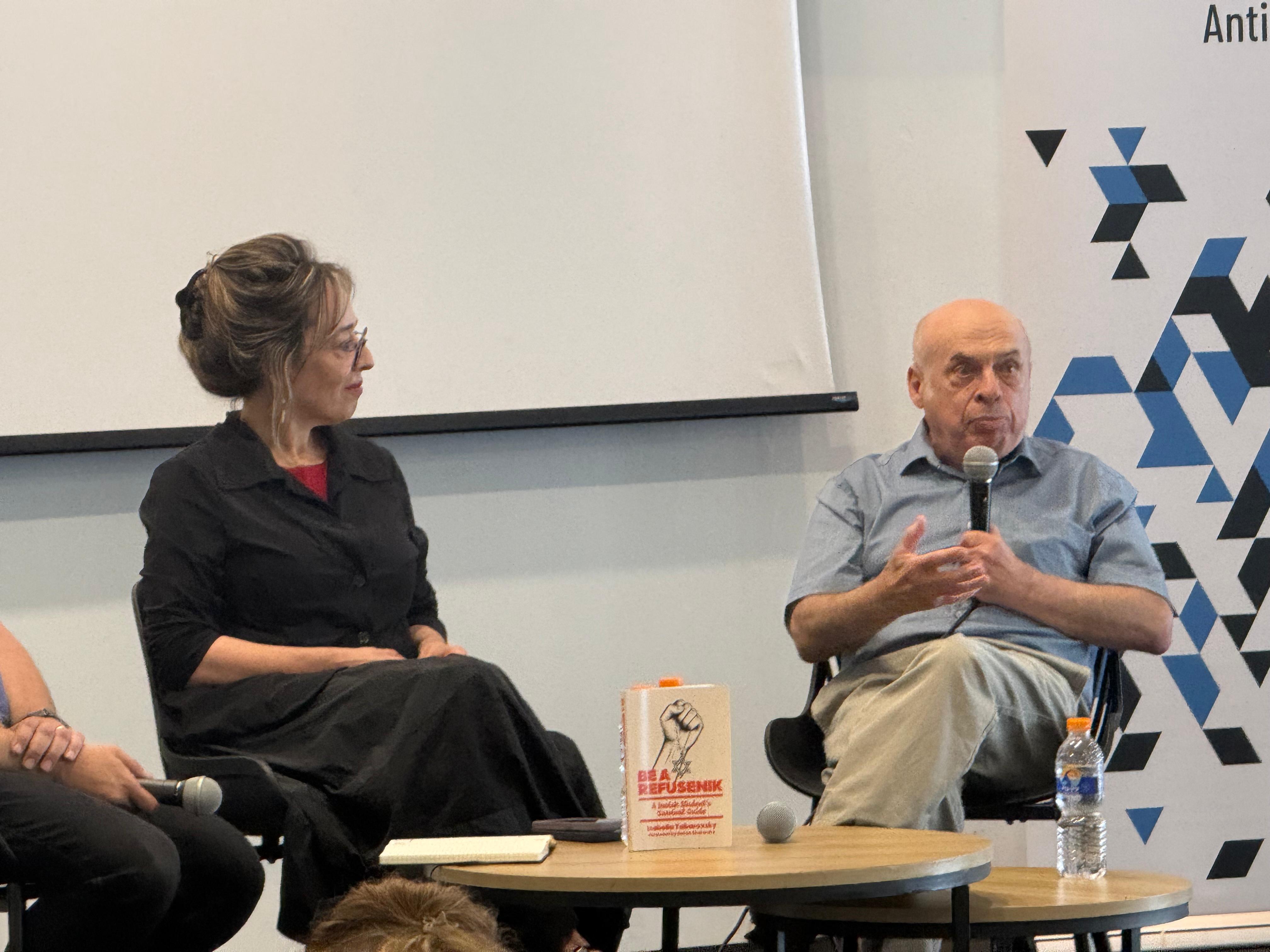 Natan Sharansky, chairman of the Institute for the Study of Global Antisemitism and Policy (ISGAP), addresses the "Contemporary Antisemitism 2026" conference in Haifa, July 7, 2026.