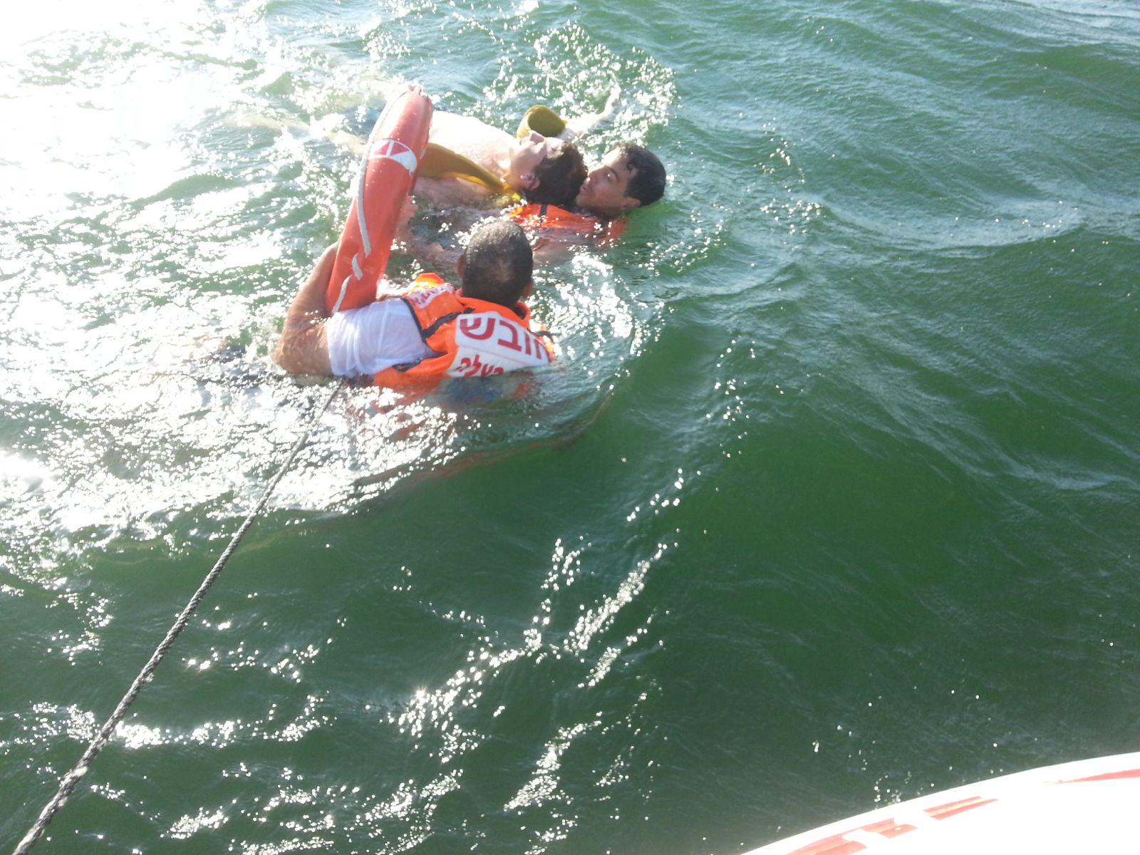 A United Hatzalah water rescue, 2026. Credit: United Hatzalah.