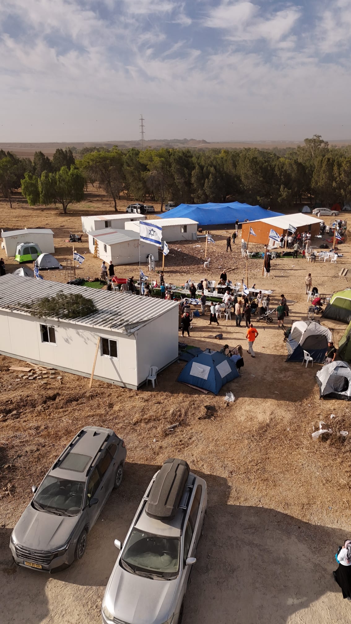 The inauguration of the community of Halutzei Gaza (Pioneers of Gaza), near Kibbutz Kfar Aza, Oct. 16, 2026. Credit: Courtesy of Nachala.