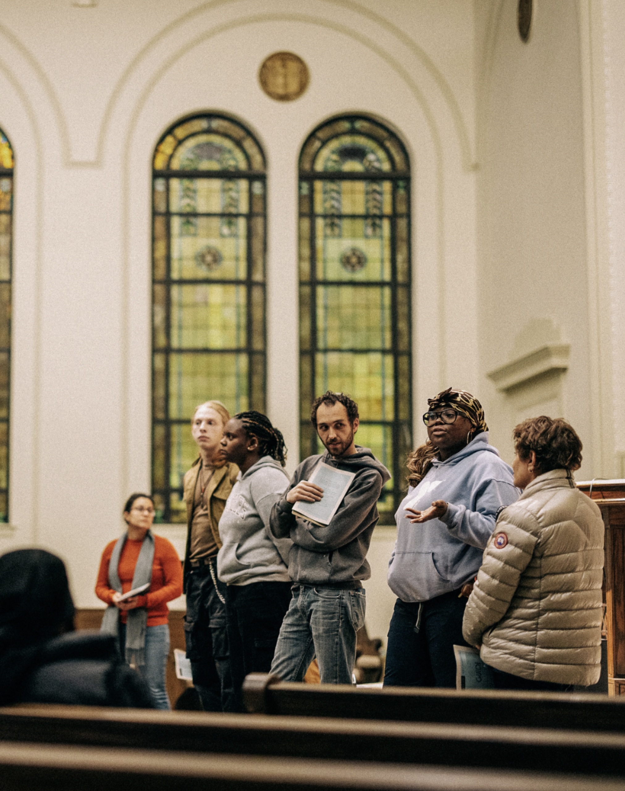 Participants at the Beth El Civil Rights Experience immersive exhibit at Temple Beth-El in Birmingham, Ala., May 14, 2024. Credit: ToBirmingham/Creative Commons via Wikimedia Commons.