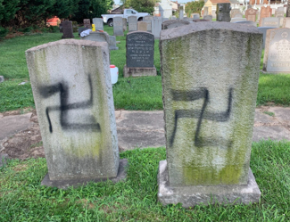 Vandalism Jewish cemetery