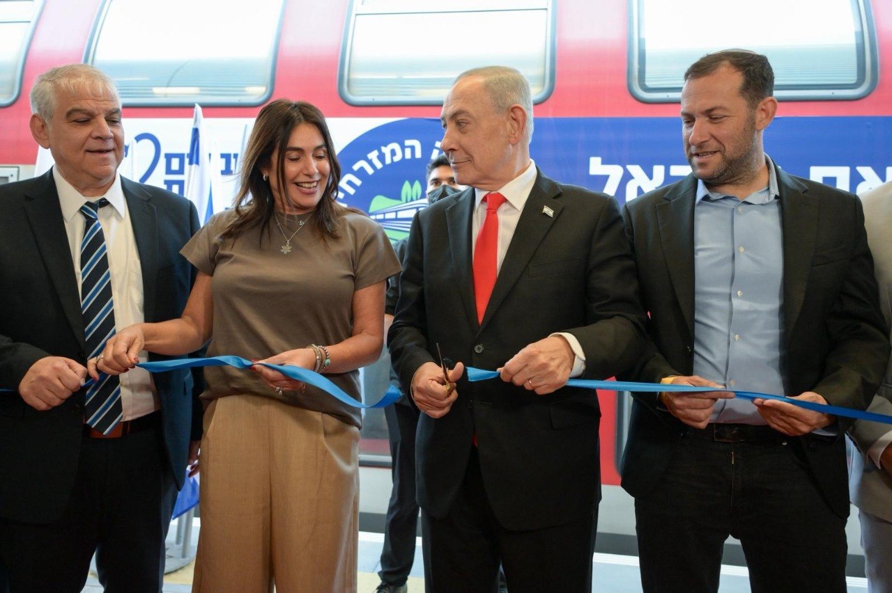 Netanyahu inaugurates Israel Railways’ Eastern Railway