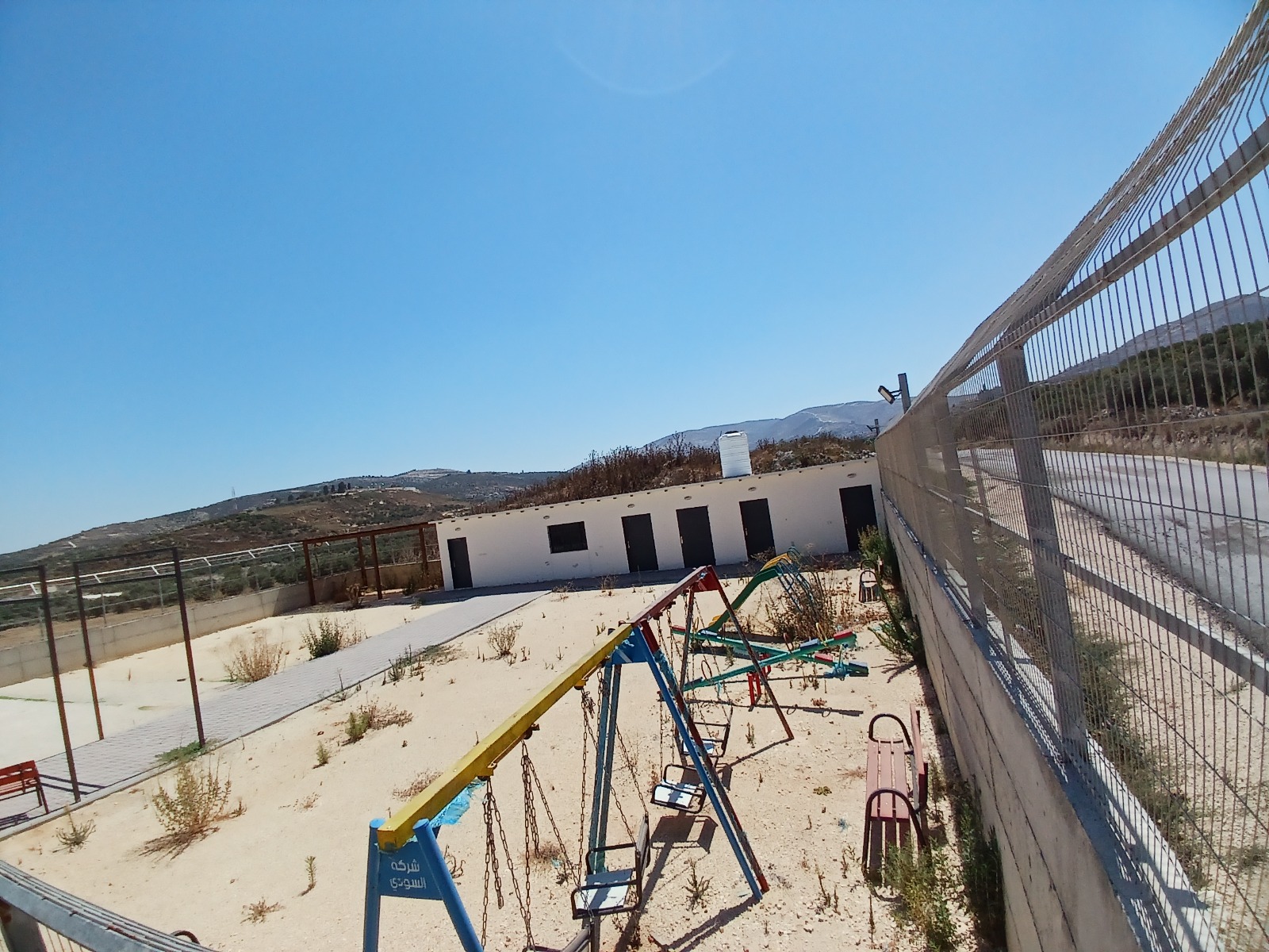 A new illegal Palestinian compound has been discovered in Area C. Credit: Regavim.