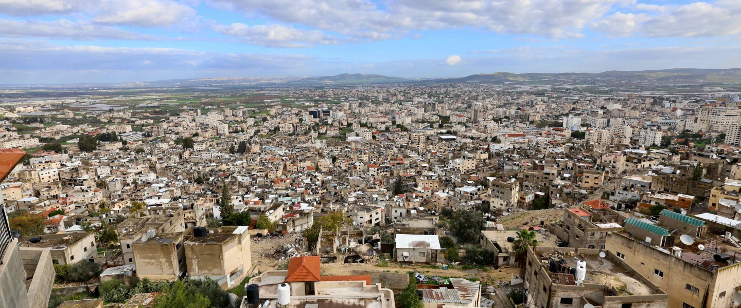 A view of Jenin in northern Samaria on Jan. 14, 2026. Photo by Oren Cohen/Flash90.