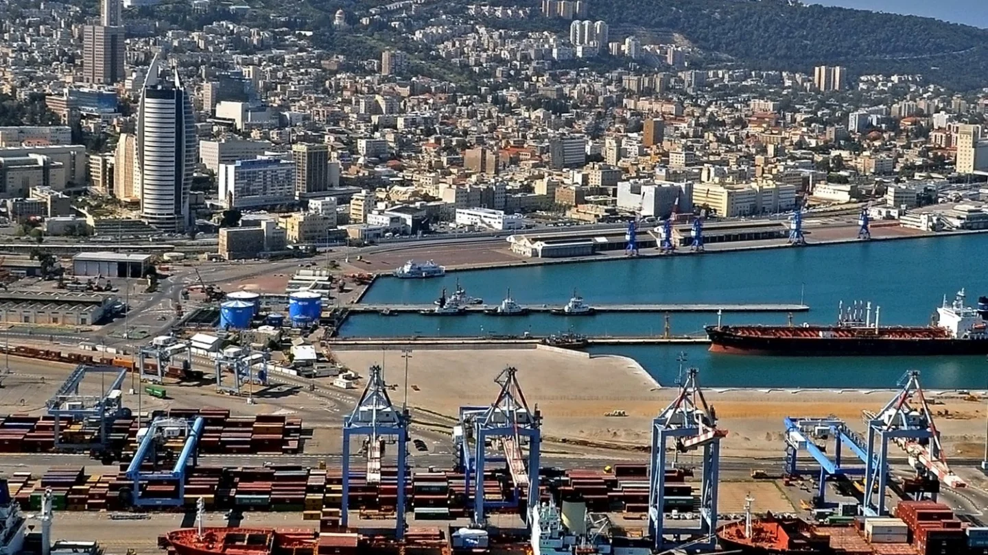 Haifa Port, 2018. Credit: Zvi Roger/Haifa Municipality.