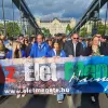 Sixty Holocaust survivors lead more than 5,000 participants through the streets of Budapest in a solemn and powerful March of the Living, May 11, 2025. Credit: March of the Living.