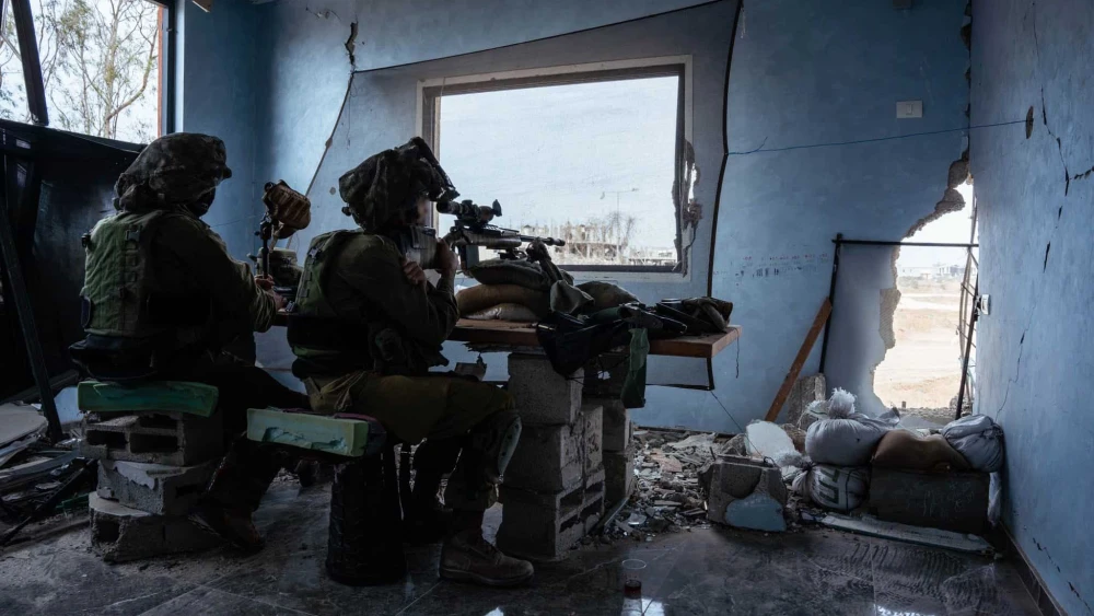 Israeli troops operating in the Hamas-ruled Gaza Strip, Dec. 1, 2023. Credit: IDF.