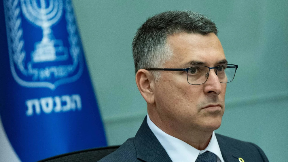 Israeli Foreign Minister Gideon Sa'ar attends a Knesset Defense and Foreign Affairs Committee in Jerusalem on Dec, 2, 2025. Photo by Yonatan Sindel/Flash90.