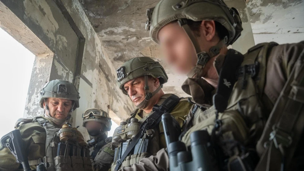 IDF Chief of Staff Lt. Gen. Eyal Zamir conducts a situational assessment in the Rafah area, the southern Gaza Strip, on Feb. 13, 2026. Credit: IDF.
