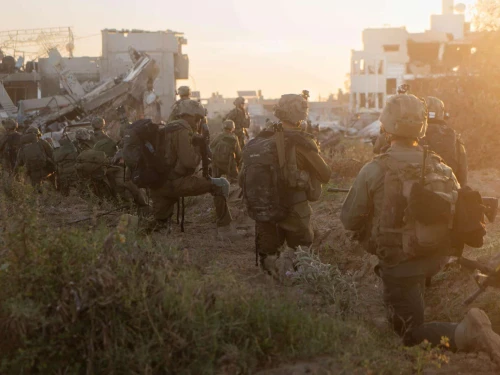 Israeli forces operating in Gaza City's Zeitoun neighborhood, May 10, 2024. Credit: IDF.