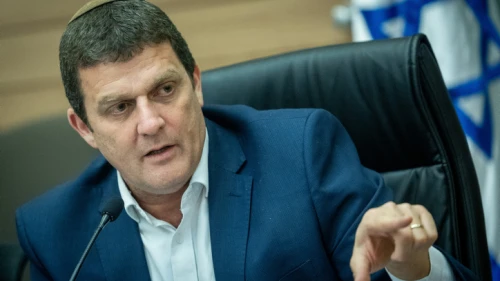 Likud Knesset member Amit Halevi leads a House committee meeting at the Knesset, the Israeli Parliament in Jerusalem on March 19, 2023. Photo by Yonatan Sindel/Flash90.