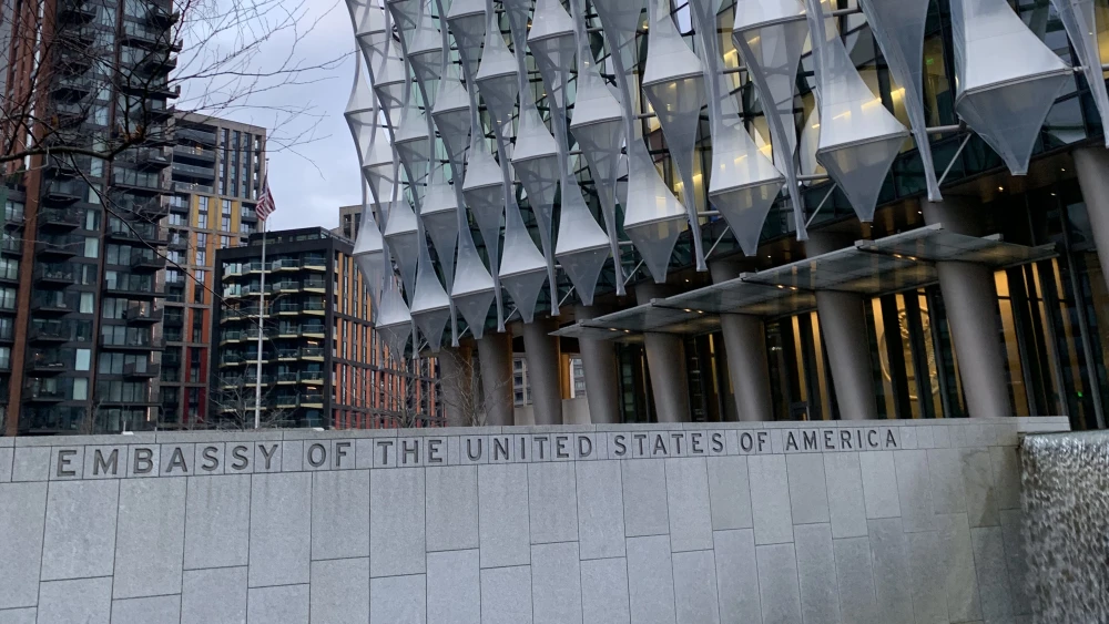 The U.S. embassy in London, Dec. 5, 2022. Credit: The U.S. State Department.