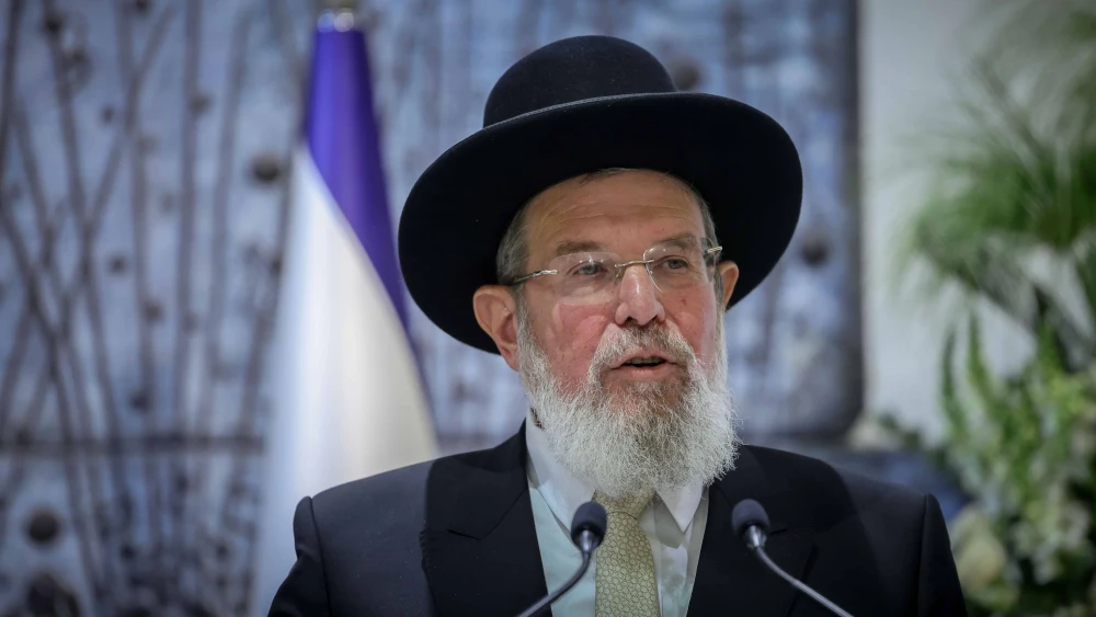 Chief Ashkenazi Rabbi Kalman Ber
