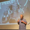 Stuart Weitzman speaks about his life’s work at Tel Aviv Museum of Art on July 15, 2022. Photo by Rachel Zilberfarb.