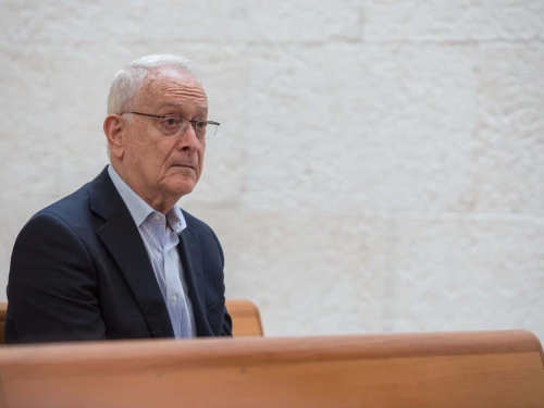 Haaretz publisher Amos Schocken at the Supreme Court in Jerusalem, Jan. 13, 2020. Photo by Olivier Fitoussi/Flash90.