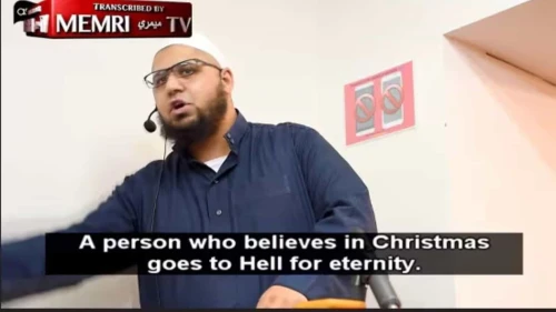 Australian preacher Nassim Abdi: “ASWJ on YouTube,” Feb. 2, 2018. Credit: MEMRI.