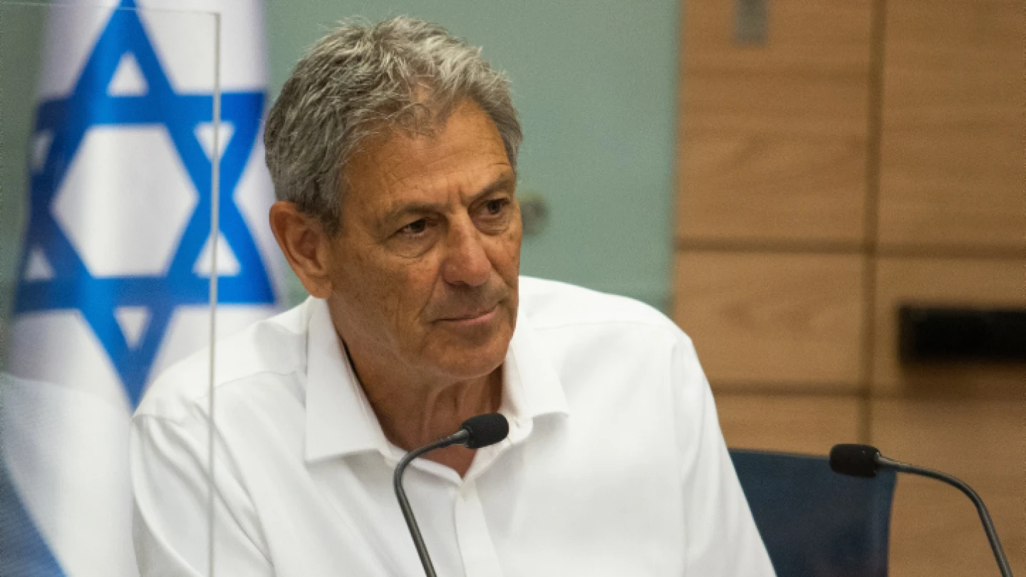 Foreign Affairs and Defense Committee chairman Ram Ben Barak leads meeting at the Knesset in Jerusalem, May 10, 2022. Photo by Flash90.