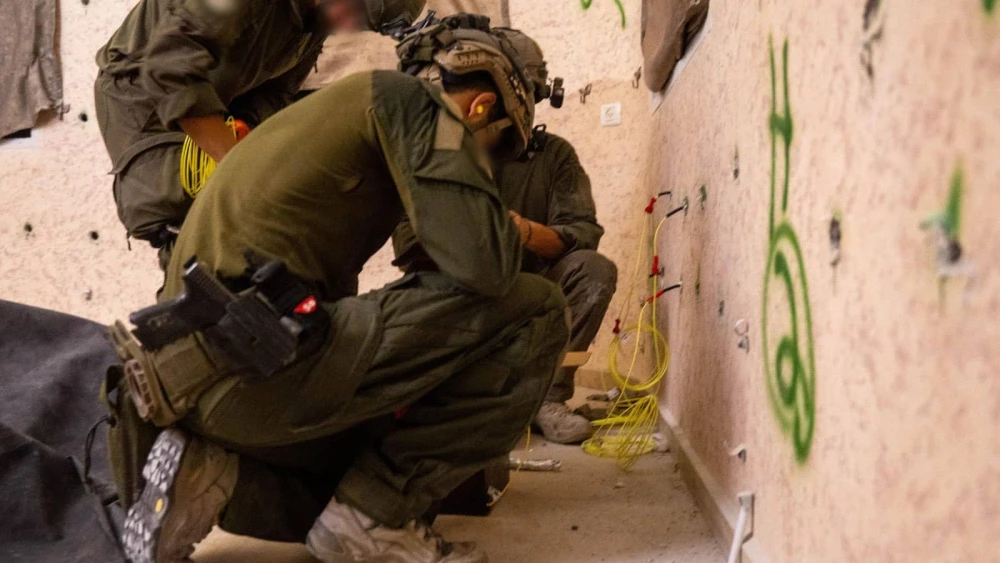Israeli soldiers prepare to demolish the Hebron home of one of the terrorists who planned a Oct. 1, 2024, shooting attack in Jaffa. The overnight operation took place on Aug. 6–7, 2025. Credit: IDF.