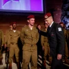 IDF Chief of Staff Aviv Kochavi speaks with Israeli soldiers after a ceremony at the Yad Vashem Holocaust Memorial Museum in Jerusalem, as Israel marked annual Holocaust Remembrance Day. April 27, 2022. Photo by Olivier Fitoussi/Flash90.