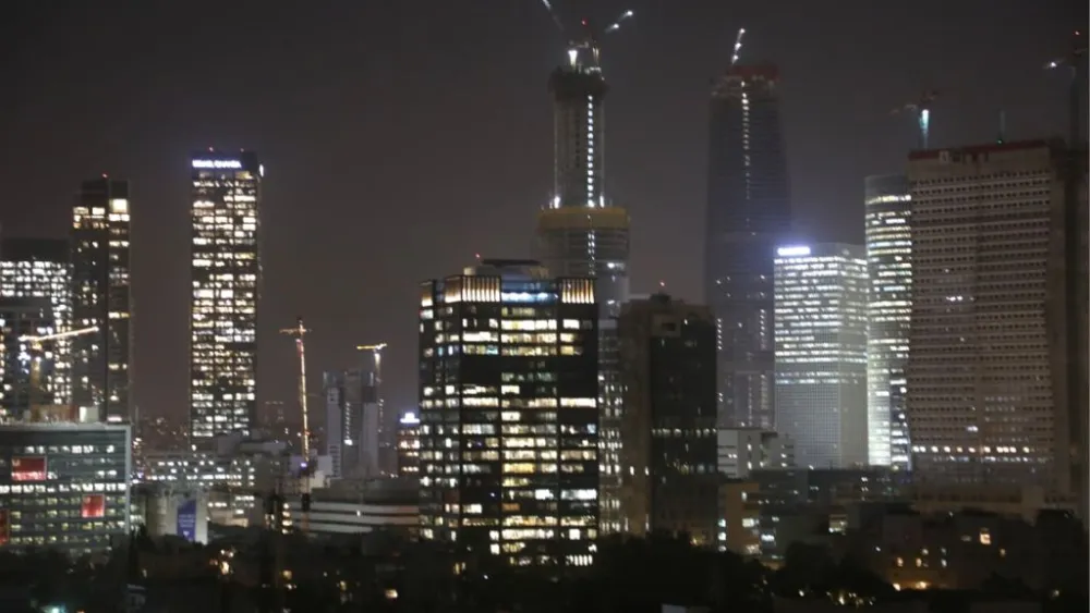 The Tel Aviv skyline on Feb. 16, 2026. Photo by Gideon Markowicz/TPS-IL.