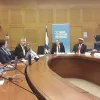 Middle East Forum president Daniel Pipes addressing Knesset Caucus in support of the Israel Victory Project. Credit: Middle East Forum via Twitter.