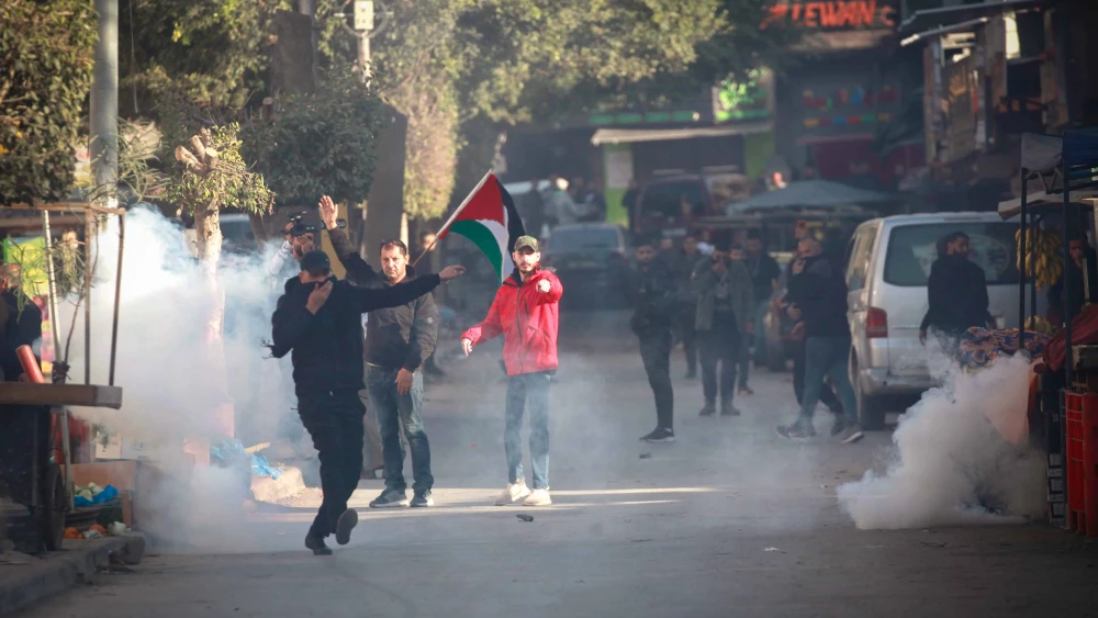 Palestinian security forces Jenin