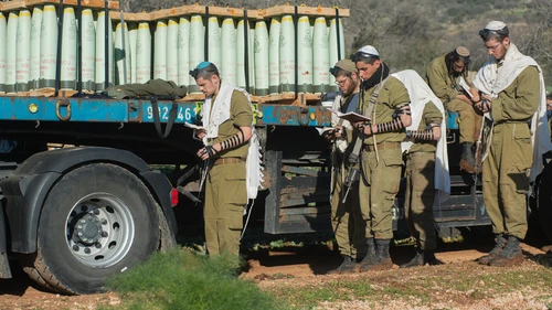 Israeli soldiers in the Golan Heights. Credit: Basal Awidat/Flash90.