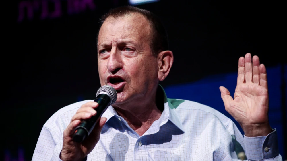 Tel Aviv Mayor Ron Huldai speaks at the annual international Municipal Innovation Conference in Tel Aviv, Feb. 19, 2020. Photo by Miriam Alster/Flash90.