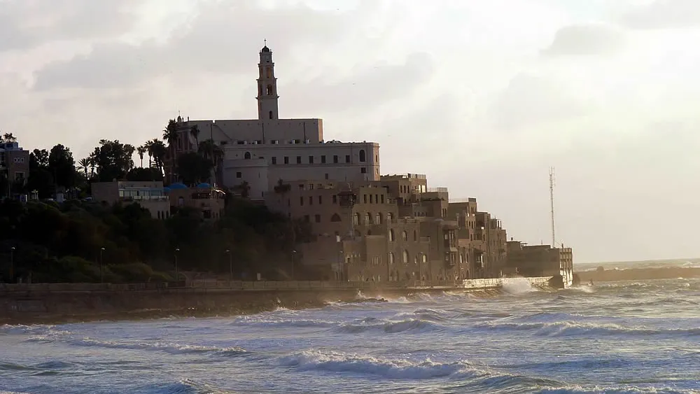 A view of the clock tower in Jaffa, Israel, May 5, 2023. Photo by Omer Fichman/Flash90.