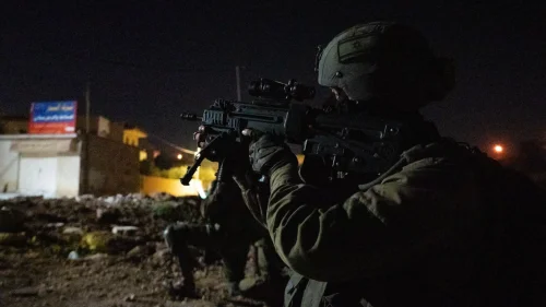 Israeli forces carry out counter-terror operations in Judea and Samaria, May 8, 2023. Credit: Israel Defense Forces.