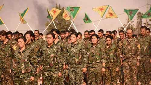 Syrian Kurdish YPG fighters. Credit: Flickr.