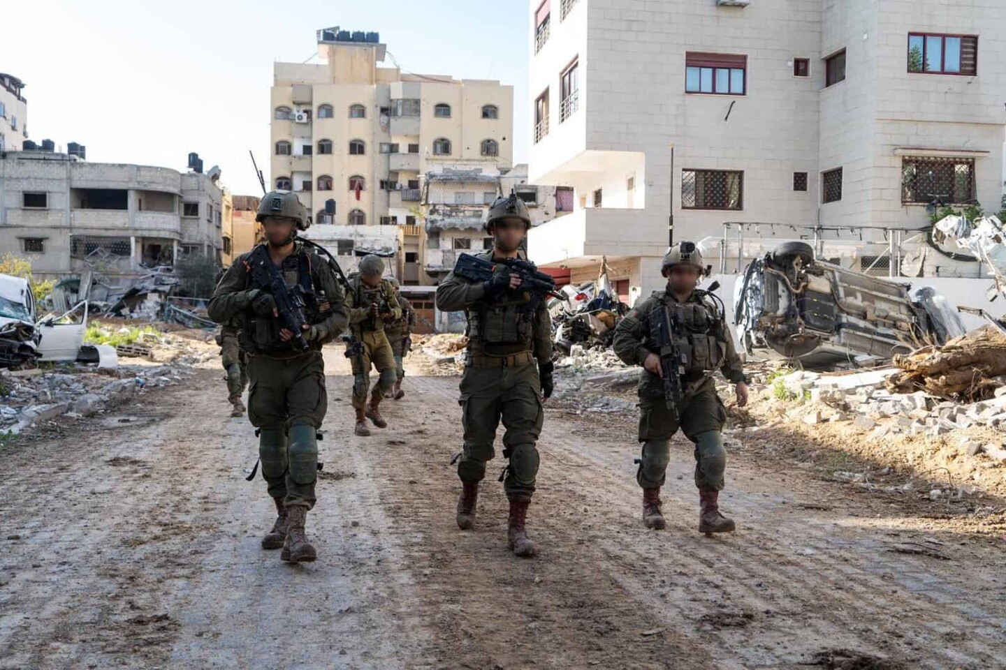 Israeli troops operating in the Gaza Strip, March 23, 2024. Credit: IDF.