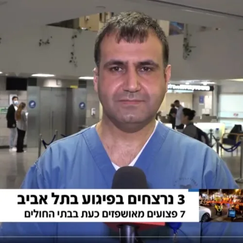 Dr. Nidal Muhanna speaks with Israel's Channel 12 News. Photo: Screenshot.