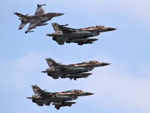 Israeli Air Force F-16I fighter jets. Credit: Maj. Ofer via Wikimedia Commons.
