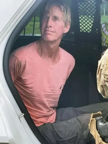Ryan Wesley Routh after he was apprehended by authorities in Florida. Courtesy.