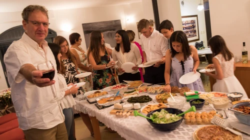 An Israeli family celebrates Shavuot in Tzur Hadassah on May 30, 2017. Photo By Nati Shohat/Flash90.