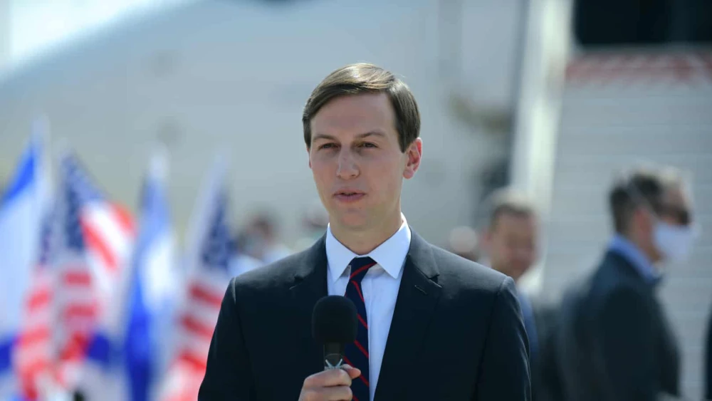 Senior adviser to the U.S. president Jared Kushner at Ben-Gurion Airport, ahead of his departure with a U.S.-Israeli delegation to Abu Dhabi, Aug. 31, 2020. Photo by Tomer Neuberg/Flash90.