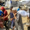 Palestinians Gaza Food Aid