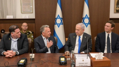 Netanyahu, Dermer, Witkoff, Kusher