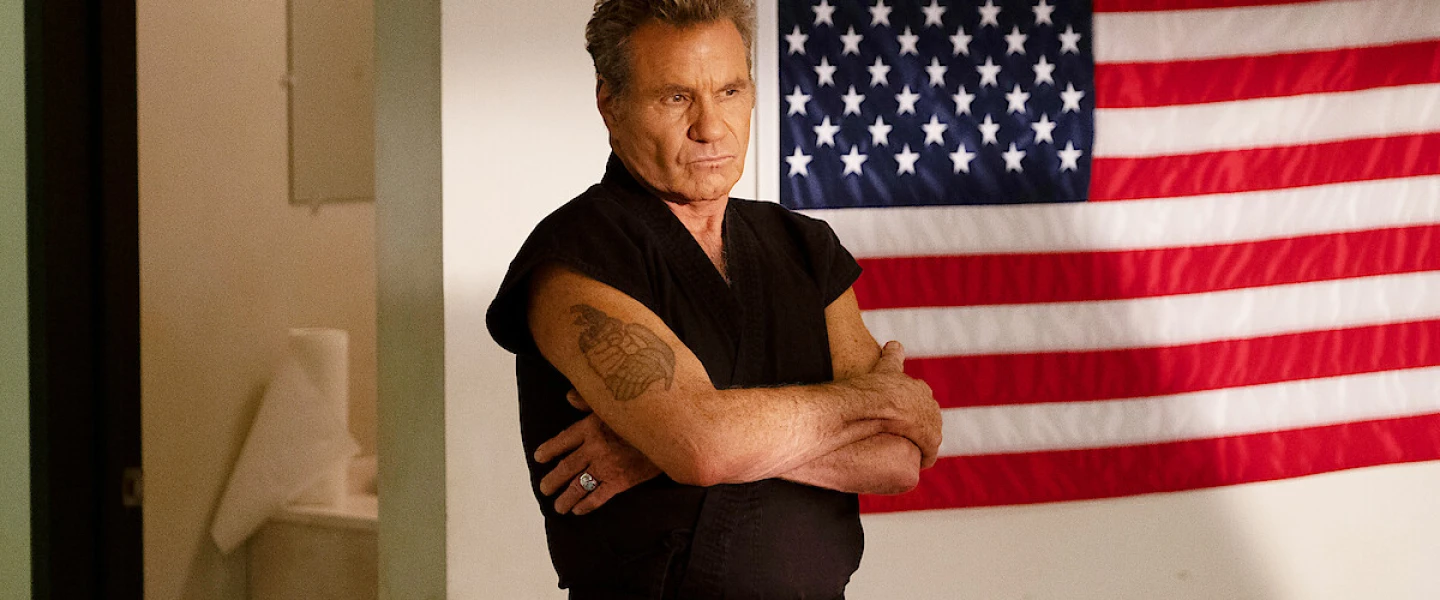 Martin Kove (pictured) agreed to reprise his role as John Kreese on the condition that his character showed some vulnerability. In real life, he misses some Jewish delicacies cooked by family members. Credit: Courtesy of Netflix.