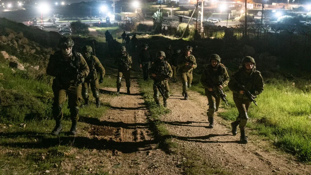 Israeli forces operate in Judea and Samaria, March 5, 2023. Credit: IDF.