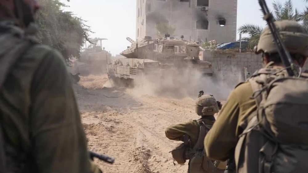 Israeli forces conducting ground operations in the Gaza Strip, Nov. 5, 2023. Credit: IDF.