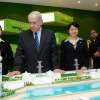 Israeli Prime Minister Benjamin Netanyahu visits a technology exhibition in Shanghai, China, on May 6, 2013. Photo by Avi Ohayon/GPO/Flash90.