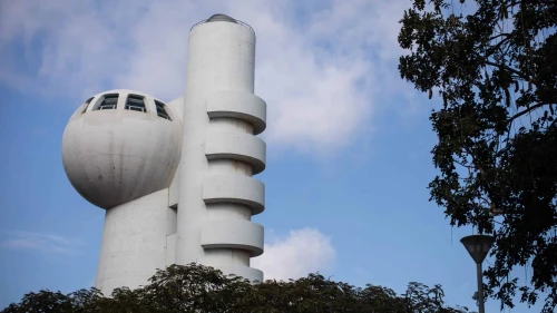 The particle accelerator building at the Weizmann Institute of Science in Rehovot on Jan. 10, 2020. Photo by Hadas Parush/Flash90.