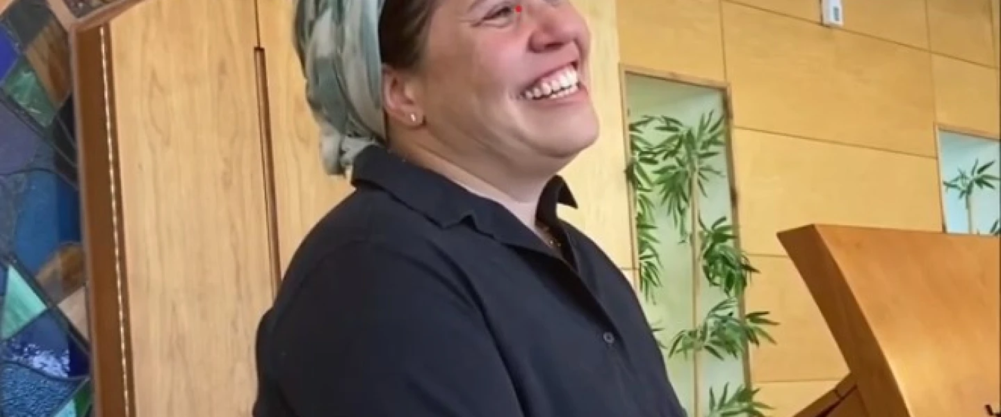Shira Marili Mirvis, the first-ever Israeli woman appointed to be sole rabbinic leader of an Orthodox synagogue. Source: Screenshot.
