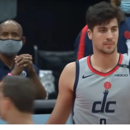 Washington Wizards forward Deni Avdija. Source: Screenshot.