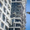 The scene where last night a ballistic missile fired from Iran hit and caused damage in Tel Aviv, June 14, 2025. Photo by Avshalom Sassoni/Flash90.